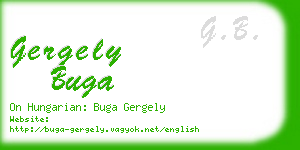 gergely buga business card